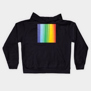 Rainbow Support Design, Artwork, Vector, Graphic Kids Hoodie